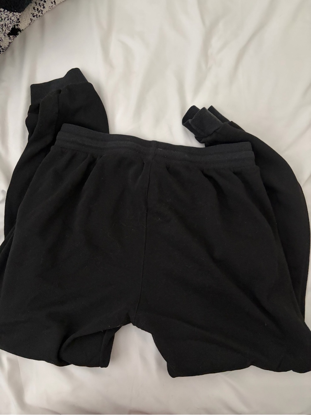 Women's Black Slim Fit Track Joggers with Elastic Waist